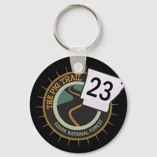 Gris Trail Highway 23 Arkansas Biker Road Nyckelring