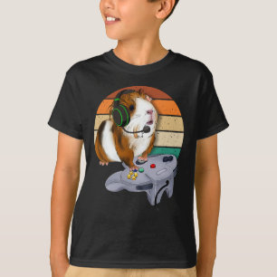 Gris TV-spel Vilda djur Present Marsvin Spelare T Shirt
