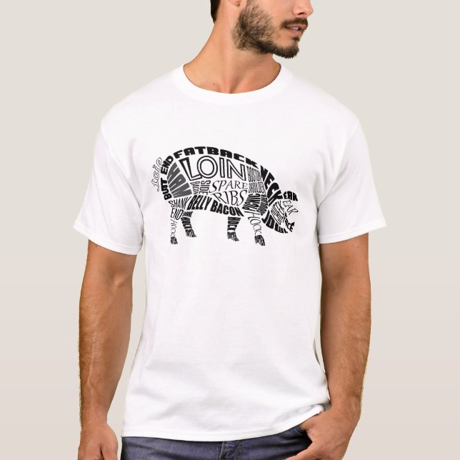 Gris Typogram T-shirt (Framsida)