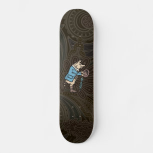 Gris under Jacka Formell antiken Mini Skateboard Bräda 18,7 Cm