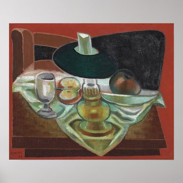 Gris - Under The Lamp 1925 Poster (Framsidan)