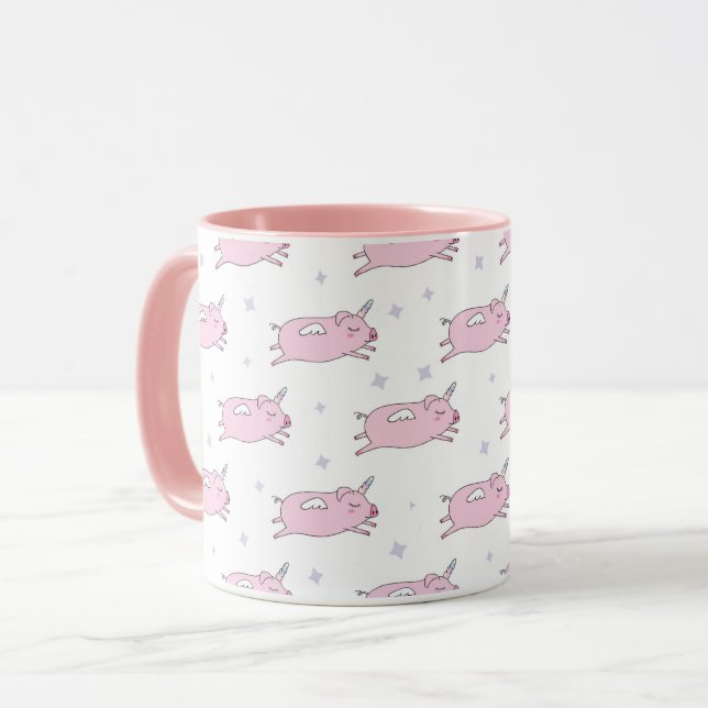 Gris Unicorns Mugg (Framsida vänster)