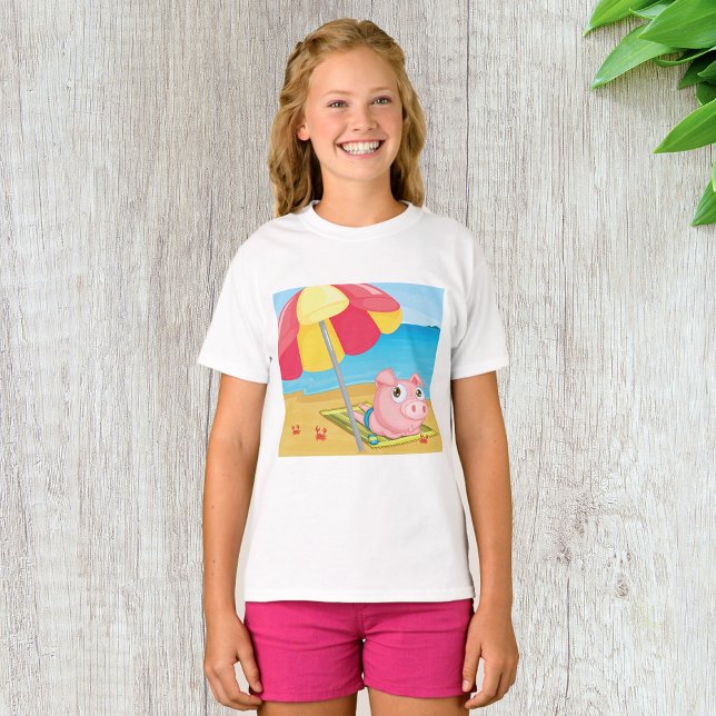Gris vid Beach Girls T-Shirt (Skapare uppladdad)