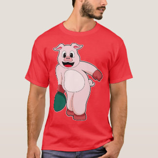 Gris vid Bowling med Bowlboll 3 T Shirt