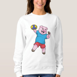 Gris vid Handball-sport T Shirt