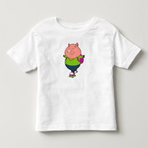 Gris vid Inline-skridskor med rullskridskor T Shirt