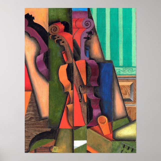Gris - Violin Och Gitarr Poster (Framsidan)