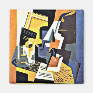Gris - Violin och Glass Magnet