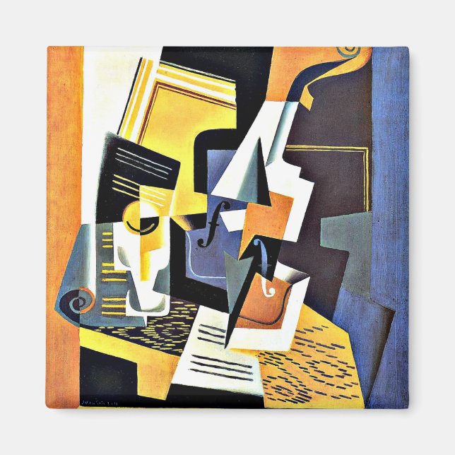 Gris - Violin och Glass Magnet (Framsidan)