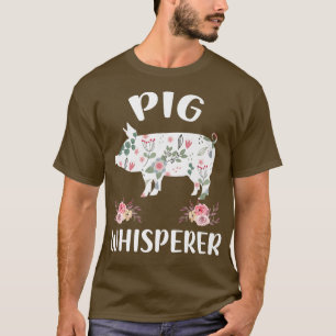 Gris Whisperer Swine Hog Expert Farmer Veterinaria T Shirt