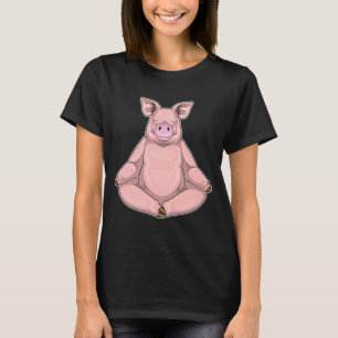 Gris Yoga Fitness Meditation T Shirt