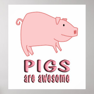 Grisar är enorma poster
