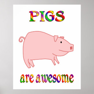 Grisar är Fantastisk Poster