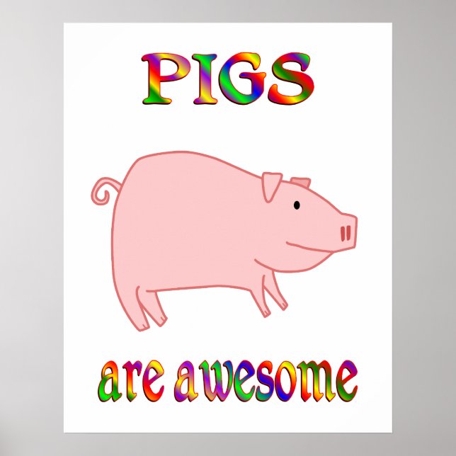 Grisar är Fantastisk Poster (Framsidan)