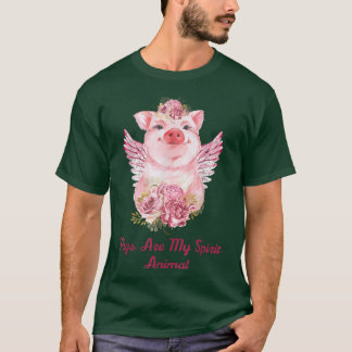 Grisar är min animike AnimalPig Älskare och jordbr T Shirt