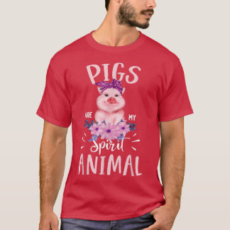 Grisar är min själ, min sjörädda, Cute PigPig Älsk T Shirt