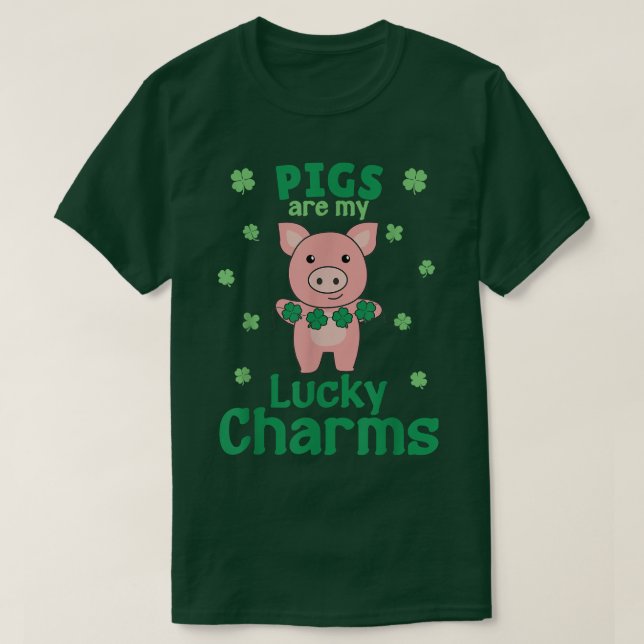 Grisar är mina Lucky Charms St Paddy's Day Gris 49 T Shirt (Design framsida)
