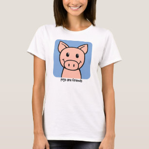 Grisar är vänner t shirt