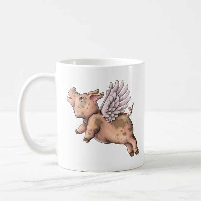 Grisar Fly Kaffemugg (Vänster)