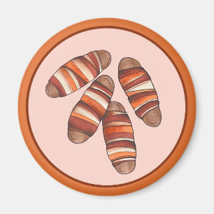 Grisar i Blankets Bacon Sause UK British Food Magnet