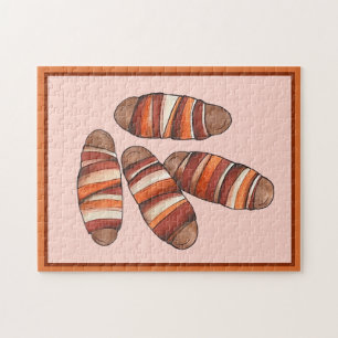 Grisar i Blankets Bacon Sause UK British Food Pussel