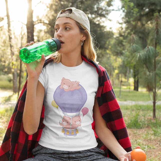 Grisar i en Luftballong T-Shirt (Skapare uppladdad)