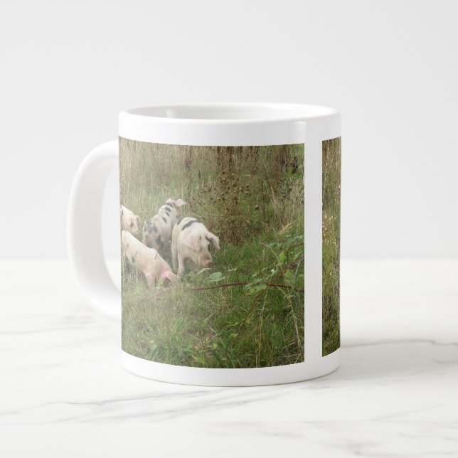 GRISAR i FÄLT MUGG Jumbo Mugg (Framsida vänster)