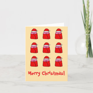 Grisar i jullkort för filtar helgkort