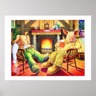 GRISAR i KLÖVER Poster