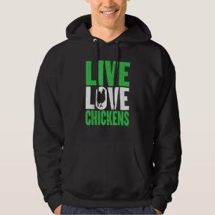 Grisar levande Kärlek-kycklingar gravida kvinnor o Hoodie
