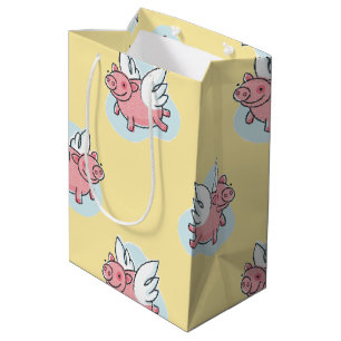 Grisar Nyfödd bebis Gult M Gift Bag