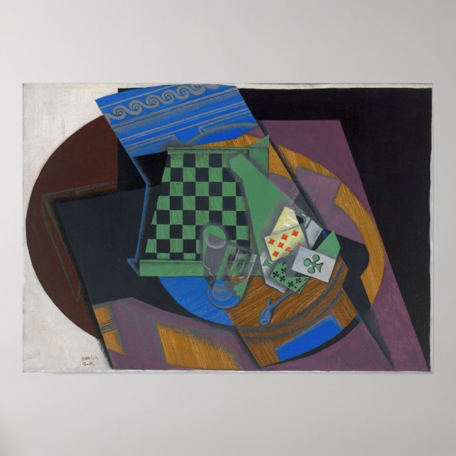 Grisar - schaktbord och uppspelningskort poster (Framsidan)