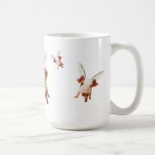 Grisar som flyger - tro kaffemugg