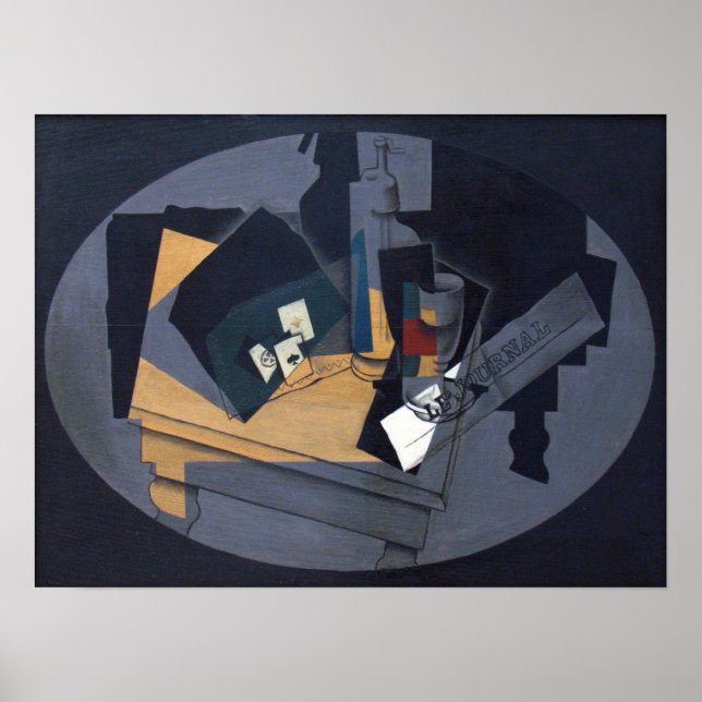 Grisar - Spelkort och sifon 1916 Poster (Framsidan)