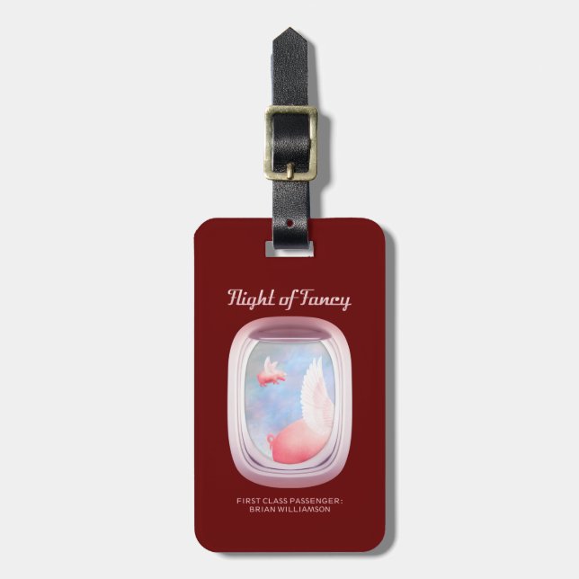 Grisar, tidigare flygplan, Personlig Bagagebricka (Vertikal Framsida)