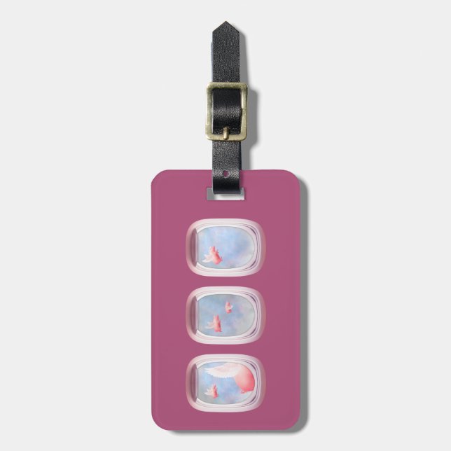 Grisar, tidigare flygplan, Personlig Bagagebricka (Vertikal Framsida)