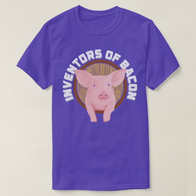 Grisar Uppfinnare av bacon T Shirt (Design framsida)