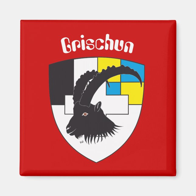 Grischun Svizra Magnet (Framsidan)
