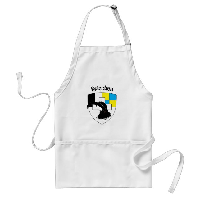 Grischun Svizra Schürze Förkläde (Framsidan)
