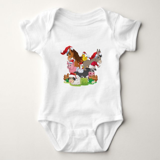 Grisdjur - jul tee shirt (Framsida)