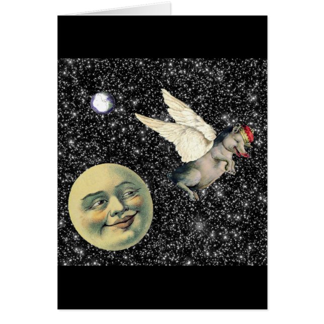 Grisdrömmar Hälsningskort (Framsidan)