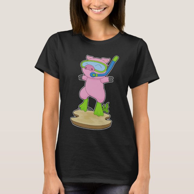 Grisdykarens snorkling t shirt (Framsida)