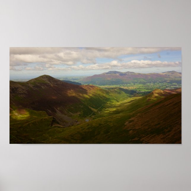 Grisedale Pike and Skiddaw Poster (Framsidan)