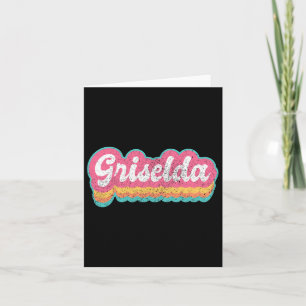 Griselda Förnamn Tjej Vintage 70-tal 80-tal Person Kort
