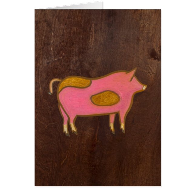 Grisen 2009 hälsningskort (Framsidan)