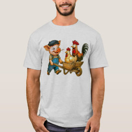 Grisen Kör Fjäderfägänget T Shirt