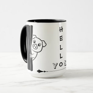 Grisen Peekaboo Rolig Mugg