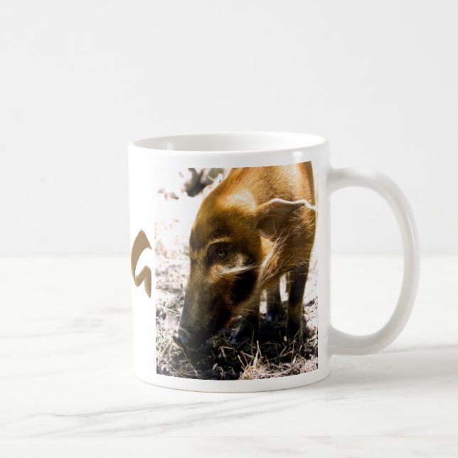 Grisen profilerar 1966 kaffemugg (Höger)