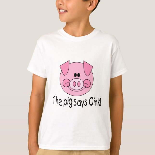 Grisen säger nöff t-shirt (Framsida)