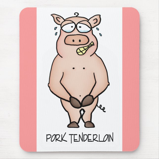 Grisfläskkarré Mousepad Musmatta (Framsidan)